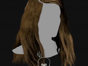 Realtime Haircard Vol 6 - No5 3Dモデル