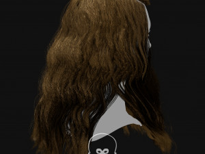 Realtime Haircard Vol 6 - No5 3Dモデル