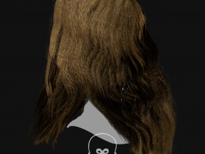 Realtime Haircard Vol 6 - No5 3Dモデル