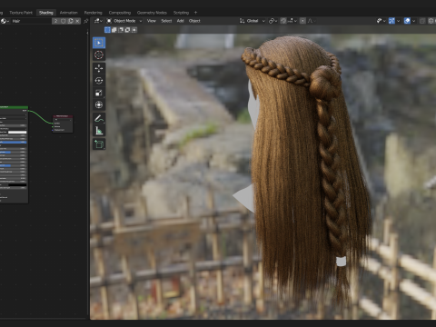 Realtime Haircard No31 Modello 3D