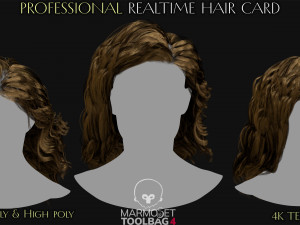 Realtime Haircard Vol 7 - No2 3D 모델