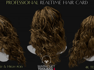 Realtime Haircard Vol 7 - No2 3D 모델