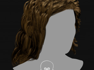Realtime Haircard Vol 7 - No2 3D 모델