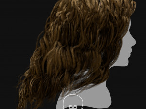 Realtime Haircard Vol 7 - No2 3D 모델