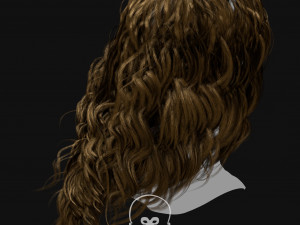 Realtime Haircard Vol 7 - No2 3D 모델