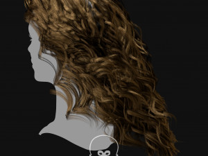 Realtime Haircard Vol 7 - No2 3D 모델