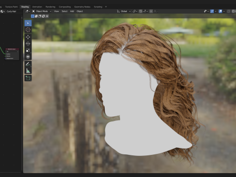 Realtime Haircard No32 3D मॉडल