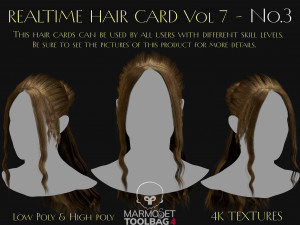 Realtime Haircard Vol 7 - No3 Modelo 3D