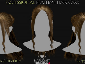 Realtime Haircard Vol 7 - No3 Modèle 3D