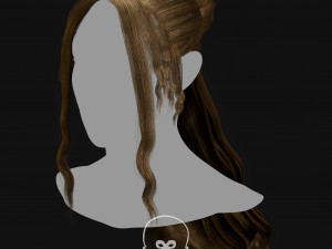 Realtime Haircard Vol 7 - No3 Modèle 3D