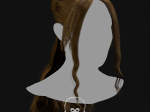 Realtime Haircard Vol 7 - No3 Modèle 3D