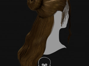 Realtime Haircard Vol 7 - No3 Modèle 3D