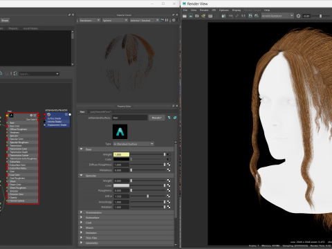 Realtime Haircard No33 3D 모델