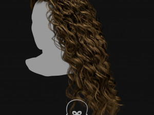 Realtime Haircard Vol 7 - No4 3D Модель
