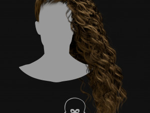 Realtime Haircard Vol 7 - No4 3D Модель