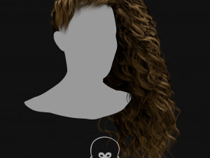 Realtime Haircard Vol 7 - No4 3D Модель