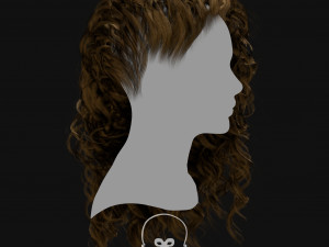 Realtime Haircard Vol 7 - No4 3D Модель