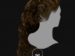 Realtime Haircard Vol 7 - No4 3D Модель