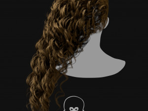 Realtime Haircard Vol 7 - No4 3D Модель
