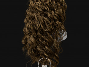 Realtime Haircard Vol 7 - No4 3D Модель