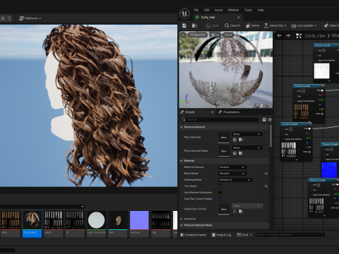 Realtime Haircard No34 3D Model