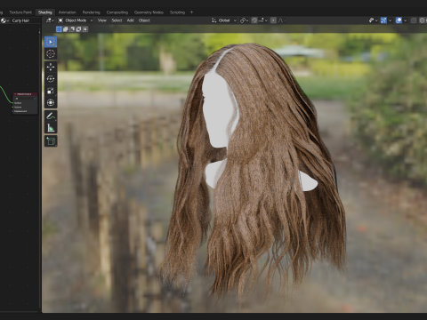 Realtime Haircard No35 3Dモデル