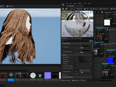 Realtime Haircard No35 3Dモデル