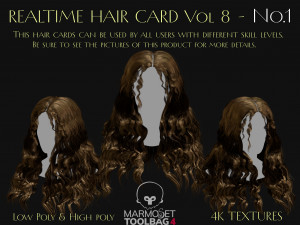 Realtime Haircard Vol 8 - No1 Modelo 3D