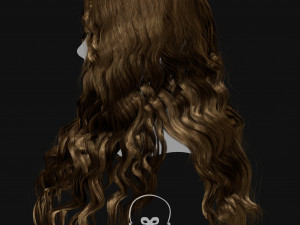 Realtime Haircard Vol 8 - No1 3Dモデル