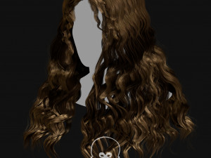 Realtime Haircard Vol 8 - No1 3Dモデル