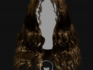 Realtime Haircard Vol 8 - No1 3Dモデル