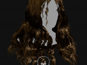 Realtime Haircard Vol 8 - No1 3Dモデル