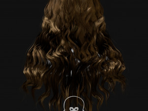 Realtime Haircard Vol 8 - No1 3Dモデル