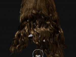 Realtime Haircard Vol 8 - No1 3Dモデル