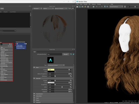 Realtime Haircard No36 3D Model