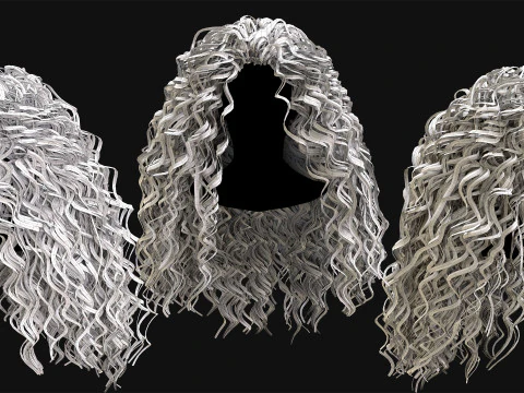 Realtime Haircard No38 3D Model