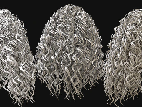 Realtime Haircard No38 3D Model