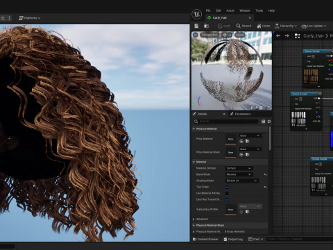 Realtime Haircard No38 3D Model
