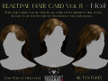 Realtime Haircard Vol 8 - No4 3D Модель