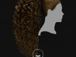 Realtime Haircard Vol 8 - No5 Model 3D