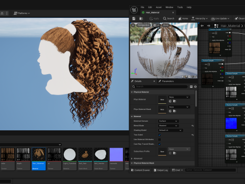 Realtime Haircard No40 Modello 3D