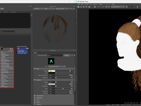 Realtime Haircard No40 Modello 3D