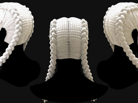 Realtime Haircard No41 3D Model