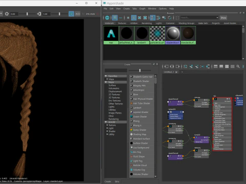 Realtime Haircard No41 3D Model