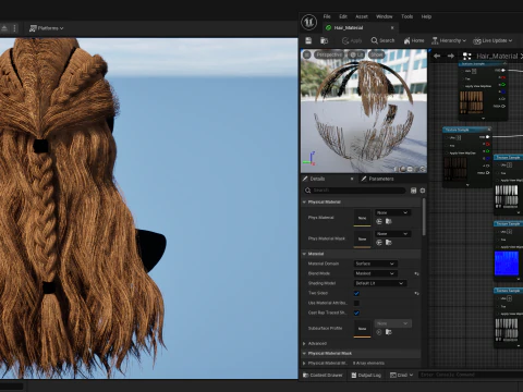 Realtime Haircard No43 3D Model