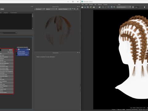 Realtime Haircard Vol 9 - No4 3D Model