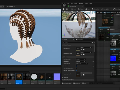 Realtime Haircard No44 3D Model