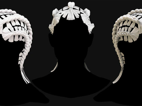 Realtime Haircard No44 3D Model