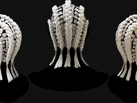 Realtime Haircard No44 3D Model