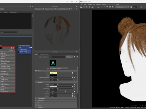 Realtime Haircard No45 3D Model